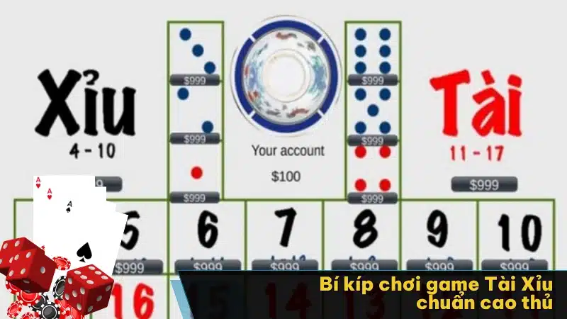 Bí kíp chơi game Tài Xỉu chuẩn cao thủ